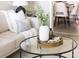 Living room featuring modern decor, stylish furniture, and elegant decorative touches at 1905 Wood St, Gastonia, NC 28052
