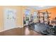 Home gym boasts ample space with free weights, mirror, and workout area at 2146 Holden Sw Ave, Concord, NC 28025