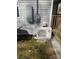 Close-up of an air conditioning unit placed outside of the house at 301 Huffman Rd, Gastonia, NC 28056