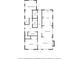Detailed floor plan featuring a primary bedroom, kitchen, dining room, living room, and laundry for a comfortable living space at 302 Griffith Rd, Monroe, NC 28112