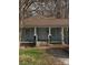 Charming single-story home featuring a welcoming front porch and light blue exterior at 4510 Wildwood Ave, Charlotte, NC 28208