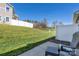 Spacious backyard featuring a well-maintained lawn and privacy fence at 4644 Craigmoss Ln, Charlotte, NC 28278