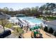 The community features a Jr Olympic size pool, playground and plenty of lounge chairs at 5419 Sunningdale Dr, Charlotte, NC 28277