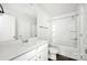 Bright bathroom featuring a shower and tub combination with a white vanity at 700 Sunset Pointe Dr, Salisbury, NC 28146