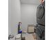 Laundry room featuring a modern washer and dryer at 7918 Nelson Rd, Mint Hill, NC 92227