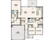 Spacious floor plan featuring 3 bedrooms, 2 baths, a 2-bay garage, and an open-concept living and dining area at 1240 Coppergate Dr, Salisbury, NC 28147