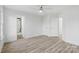 Bright bedroom with wood floors and easy access to the bathroom and closets at 13833 Jonathans Ridge Rd, Mint Hill, NC 28227