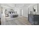 Bright main bedroom features tray ceilings, modern decor, and ample closet space at 13833 Jonathans Ridge Rd, Mint Hill, NC 28227