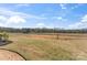 Expansive backyard view overlooking open space and trees on a sunny day at 1447 Encore Ln, Waxhaw, NC 28173