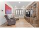 Comfortable living room with built-in media center and cozy seating at 1447 Encore Ln, Waxhaw, NC 28173