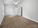 Spacious bedroom with neutral carpet, ceiling fan and ample closet space at 1638 Pineburr Ln, Rock Hill, SC 29730
