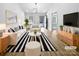 Bright living room with modern furniture, stylish decor, and an open floor plan at 1638 Pineburr Ln, Rock Hill, SC 29730