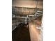 Basement with concrete floor and pipes at 3260 Reepsville Rd, Lincolnton, NC 28092