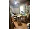 Bright dining room with a large cabinet and many chairs at 3260 Reepsville Rd, Lincolnton, NC 28092