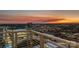 Enjoy beautiful city views from the balcony; the perfect location for entertaining guests and watching sunsets at 333 W Trade St # 2704, Charlotte, NC 28202