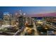 Breathtaking nighttime skyline view showcasing the city's vibrant lights and iconic buildings at 333 W Trade St # 2704, Charlotte, NC 28202