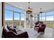 Inviting living room featuring ample seating and stunning city views at 333 W Trade St # 2704, Charlotte, NC 28202
