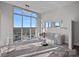 Chic living area with sleek furniture and stunning panoramic city views at 333 W Trade St # 2704, Charlotte, NC 28202