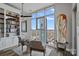 Stylish office space with built-in shelves and breathtaking city vistas at 333 W Trade St # 2704, Charlotte, NC 28202