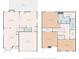 Detailed floor plan showcasing the layout of the home, including room dimensions at 5670 Hammermill Dr, Harrisburg, NC 28075