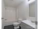 Bathroom featuring a shower-tub combo, vanity, and toilet at 574 Pamela Rd, York, SC 29745