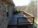 Backyard deck with wooden railing provides a great outdoor space at 7283 Bradberry Ln, Denver, NC 28037