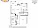Detailed floor plan showcasing the layout of the house, including dimensions of each room at 103 Karlyn Ct, Mooresville, NC 28115