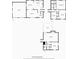 A floor plan of a home featuring multiple rooms, a deck, and two car garage at 105 Timber Ridge Rd, Belmont, NC 28012