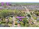 Aerial view of the property showcasing its location in a beautiful neighborhood at 11615 Hidden Grove Trl, Charlotte, NC 28215