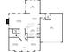 Layout featuring living room with fireplace, kitchen, dining, den, and garage at 1240 Periwinkle Dr, Waxhaw, NC 28173
