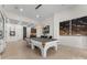 Game room featuring a pool table, custom lighting, and stylish decor at 127 N Tryon St # 615, Charlotte, NC 28202