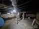 Basement view revealing its concrete and brick wall foundation at 146 Saluda St, Chester, SC 29706