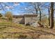 Large backyard with mature trees at 216 E Georgia Ave, Bessemer City, NC 28016