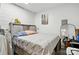 Bedroom features neutral walls, unique wood furniture, and ample natural light at 2425 Barkers Ridge Dr, Bessemer City, NC 28016