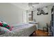 Cozy bedroom featuring a neutral palette, hardwood floors, and a window for natural light at 2425 Barkers Ridge Dr, Bessemer City, NC 28016