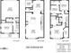 Detailed floor plan showcasing the layout of this three-story home with dimensions of each room at 266 Iverson Way, Charlotte, NC 28203
