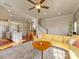 Living room with an open floor plan, a modern staircase, and hardwood flooring at 266 Iverson Way, Charlotte, NC 28203