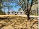 Ranch style home featuring a covered front porch, mature trees, and a large front yard at 3144 Rickwood Dr, Newton, NC 28658