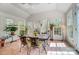 Bright sunroom with multiple windows and views to outside, great for relaxing and enjoying the views at 3717 Bodenham Ct, Charlotte, NC 28215