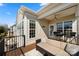 Relax on your private deck with comfortable seating and scenic views at 39617 Rosebay Ct, Fort Mill, SC 29707