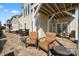 Well-appointed patio featuring comfortable seating areas, ideal for outdoor dining and enjoying the beautifully landscaped surroundings at 39617 Rosebay Ct, Fort Mill, SC 29707