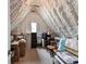 The attic has been converted to storage space and has spray foam insulation on the ceiling at 406 Sugar Maple Ln, Weddington, NC 28104
