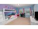Comfortable ' bedroom featuring a bunk bed and a desk near the window at 428 Wheat Field Dr, Mount Holly, NC 28120