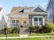 Charming home with stone accents, front porch, and landscaped yard at 4434 Patriots Hill Rd, Mint Hill, NC 28227