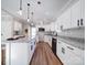 Modern kitchen boasting white cabinets, granite countertops, and stainless steel appliances for gourmet cooking at 4731 Whispering Oaks Dr, Charlotte, NC 28213