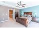 Tranquil main bedroom with carpeting, with bedside tables, and ample natural light at 7426 Calhoun Falls Dr, Rock Hill, SC 29732