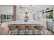 Inviting kitchen with a large island, breakfast bar, and modern appliances, perfect for Gathering gatherings and casual dining at 845 2Nd Nw St, Hickory, NC 28601
