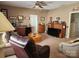 Living room showcases comfortable seating and a ceiling fan at 86614 Arrington Rd, Lancaster, SC 29720
