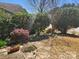 Well-maintained yard featuring a lush garden with flowering bushes and healthy green foliage at 86614 Arrington Rd, Lancaster, SC 29720
