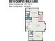 Floor plan showing the layout of the house at 9810 Campus Walk Ln # G, Charlotte, NC 28262